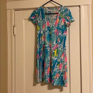 Lilly Pulitzer sailboat print dress